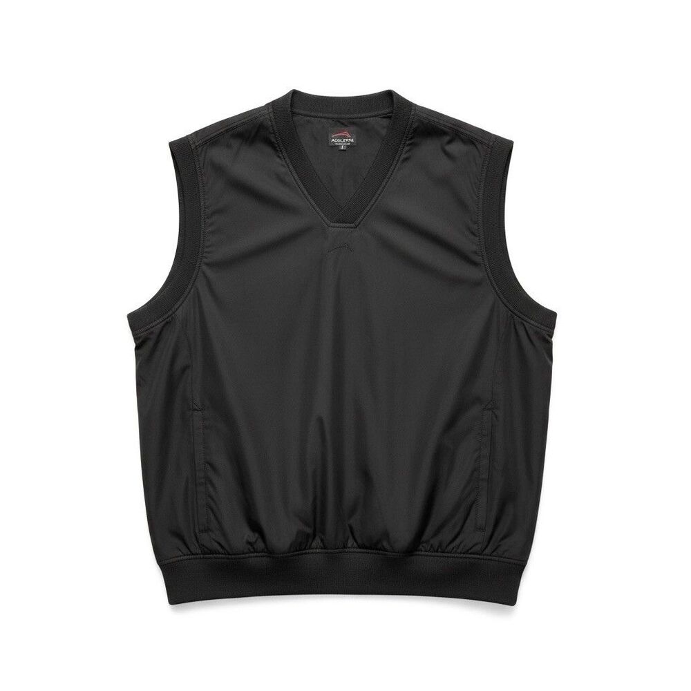 NWT Acuity Sleeveless Pullover Golf Vest, Men's L, Black, Rain/Wind Resist
